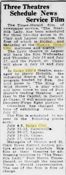 Deluxe Theatre - 02 Jul 1924